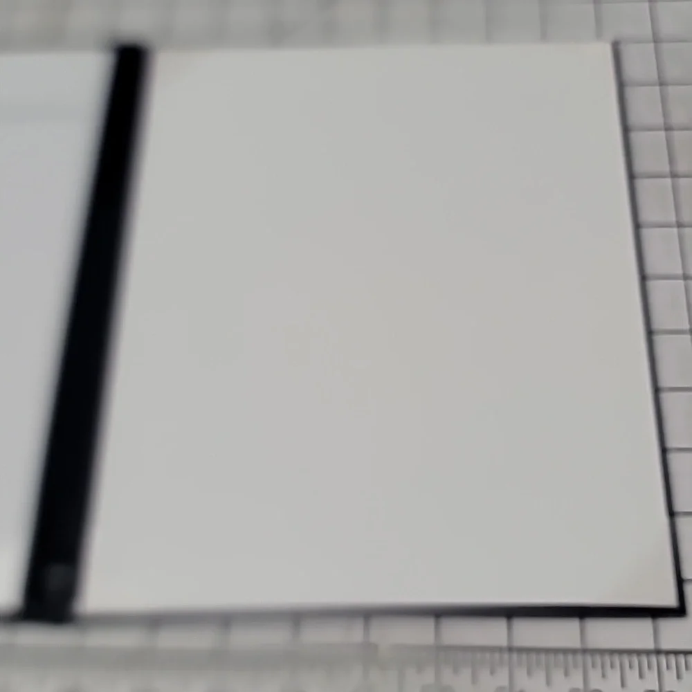 Graduate Portfolio Trifold - New, Unused, Blue & Silver‎